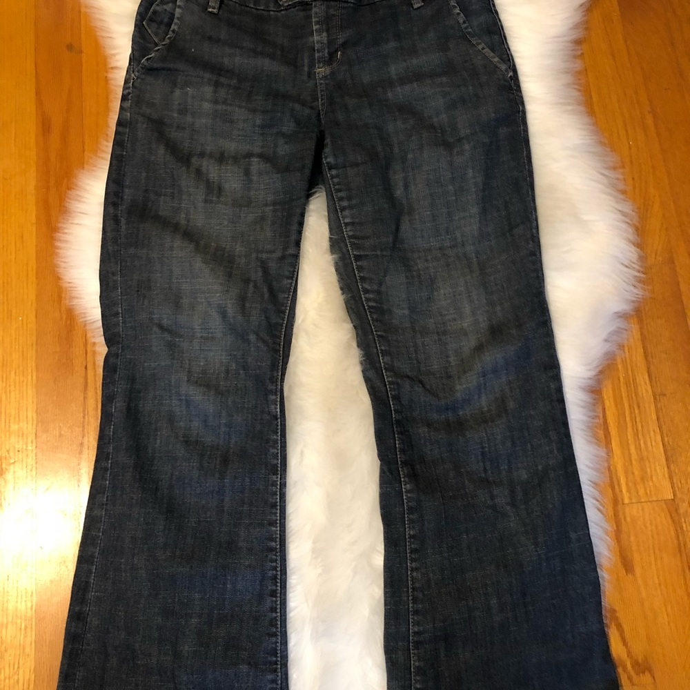 Trouser style jeans